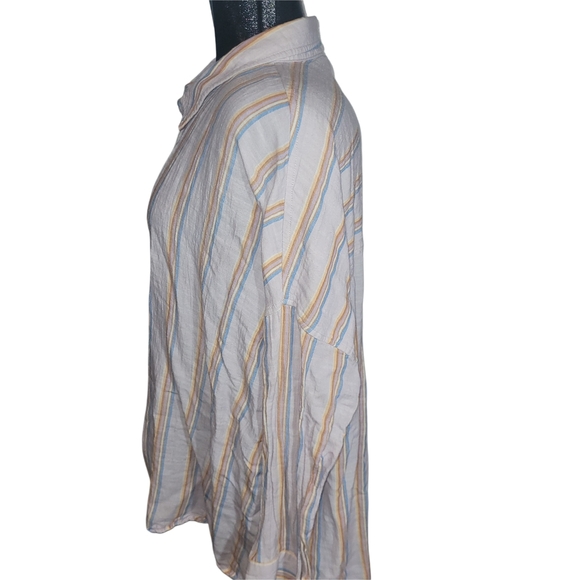 Wild Fables Multi Colored Striped Shirt XXL - Picture 4 of 6
